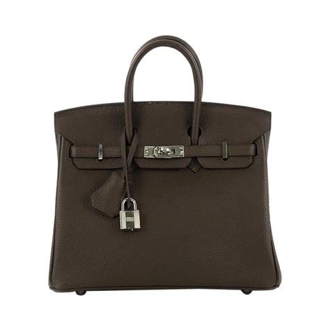 hermes birkin 25 chocolate|HERMES Togo Birkin 25 Chocolate 352429 .